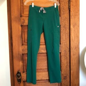 FIGS Yola skinny pant in Hunter Green